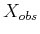 $ {X_{obs}}$