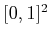 $ [0,1]^2$