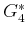 $ G^*_4$